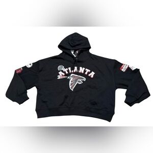 NFL apparel men’s Atlanta Falcons Black Hoodie Sweater‎ size XXL pockets